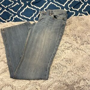 Size 4 wide flare jeans